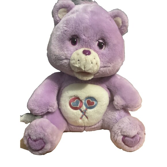 Care Bear Share Bear Animated Share A Story 10" Talking Purple Bear - Picture 1 of 3